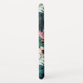 Kute kleurige winterflorale en witte stippen Case-Mate iPhone case (Achterkant/links)