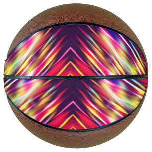 Kute kleurrijke abstracte lijnen werpen kussen iPh Basketbal