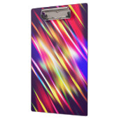 Kute kleurrijke abstracte lijnen werpen kussen iPh Klembord (Links)