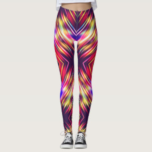 Kute kleurrijke abstracte lijnen werpen kussen iPh Leggings