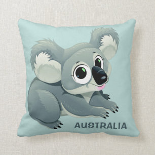Kute Koala aangepaste tekst werpt kussens