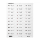 Kute Koe return address label (Full Sheet)