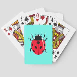 Kute Ladybug -  - Kies uw kleuren - Pokerkaarten