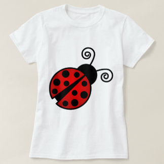 Kute Ladybug - Rood en zwart T-shirt