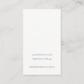 Kute Lemon Fruit Abstract Vold Earling Display Visitekaartje (Achterkant)