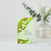 Kute Lily van de vallei Visitekaartje (Staand voorkant)