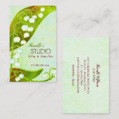 Kute Lily van de vallei Visitekaartje (Voorkant / Achterkant)