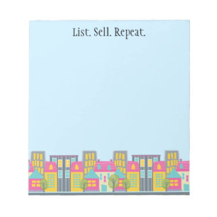 Kute "List Sell Herhaling" — Blocnote van de Real