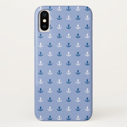 Kute Little Anchor Pattern Case-Mate iPhone Case (Achterkant)