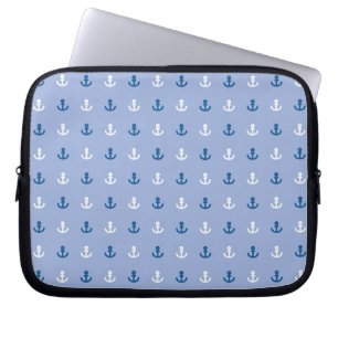 Kute Little Anchor Pattern Laptop Sleeve