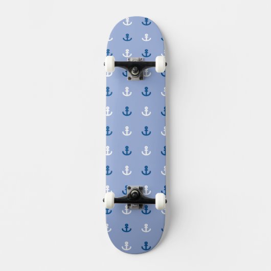 Kute Little Anchor Pattern Skateboard (Voorkant)