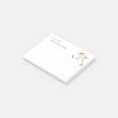 Kute Little Baby Sandpiper Piping Plover Post-it® Notes (Schuin)