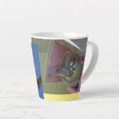 Kute Little Birds Design Latte Mok (Rechterhoek)
