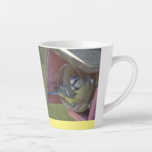 Kute Little Birds Design Latte Mok (Rechts)
