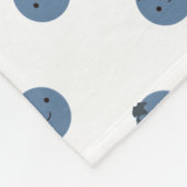 Kute Little Blueberries Fleece Blanket (Hoek)