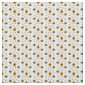 Kute Little Bumble Bee Pattern Stof (Swatch)