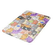 Kute Little Cats Pattern Badmat (Gekanteld)