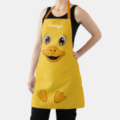 Kute Little Ducky Yellow Duck Face All-Over Print Schort (Insitu)