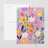 Kute Little Flowers Briefkaart (Voorkant / Achterkant)