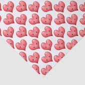 Kute Little Hearts Tissuepapier (Detail)