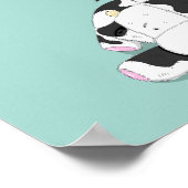 Kute Little Koe Baby Birth Stats Nursery Print (Hoek)