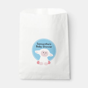 Kute Little Lamb Personalized Baby shower Bedankzakje