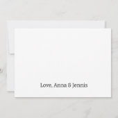 Kute Little Nose, Sweet Little Smile-zwangerschap Aankondiging (Achterkant)