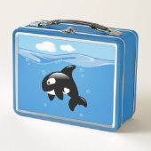 Kute Little Orca Whale in Ocean (Voorkant)
