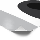 Kute Little Panda Beer met Personated Name Post Perfect Poster (Hoek)