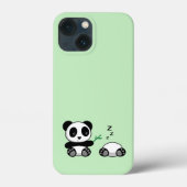 Kute Little Pandas on Green Case-Mate iPhone Case (Achterkant)