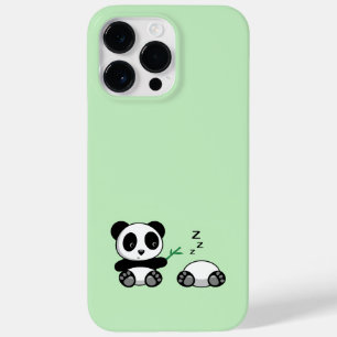 Kute Little Pandas on Green Case-Mate iPhone 14 Pro Max Hoesje