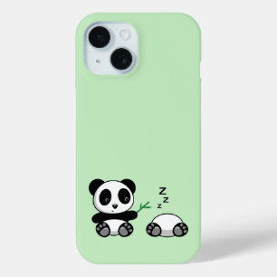 Kute Little Pandas on Green