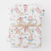 Kute Little Pigs Inpakpapier Vel (In situ)