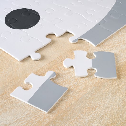 Kute Little Polar Beer met Persoonlijke naam Legpuzzel (Zijkant)