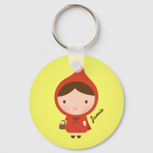 Kute Little Red Riding Hood Fairytale voor meisjes Sleutelhanger