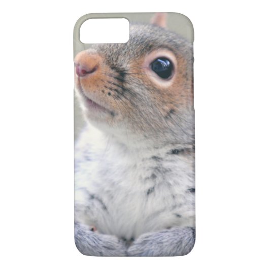 Kute Little Soft and Fluffy Grey Squirrel Case-Mate iPhone Case (Achterkant)