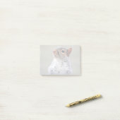 Kute Little Soft and Fluffy Grey Squirrel Post-it® Notes (Op bureau)