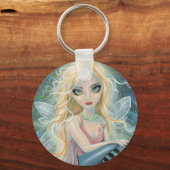Kute Little Starlight Fairy Fantasy Art Sleutelhanger (Voorkant)