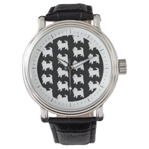 Kute Little Westie - West Highland White Terrier Horloge