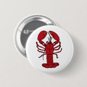 Kute Lobster Nautical strand button pin (Voorkant /achterkant)