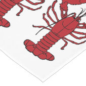 Kute Lobster Nautical strand table runner Lange Tafelloper (Hoek)