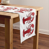 Kute Lobster Nautical strand table runner Lange Tafelloper (Voorbeeld)