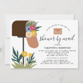 Kute long Distance Spring Floral Baby shower Kaart (Voorkant)