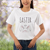 Kute Love Heart Easter Bunny | FEESTDAGEN Tri-Blend Shirt