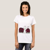 Kute luibugs en mistletoe t-shirt (Voorkant volledig)