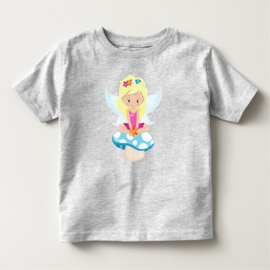 Kute, magische, eenzame haar, paddenstoel kinder shirts (Voorkant)