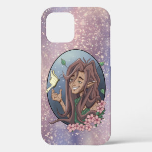 Kute manale Elf en Bleke Cream Butterfly iPhone 12 Hoesje