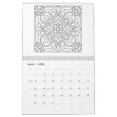 Kute mandala-kleurboek Agenda Kalender (Mar 2026)