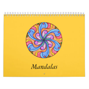 Kute mandala-kleurboek Agenda Kalender