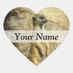 Kute meerfoto hart sticker